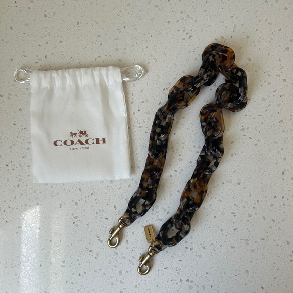 Coach Recycled Resin Strap in Tortoise Multi - Picture 2 of 6